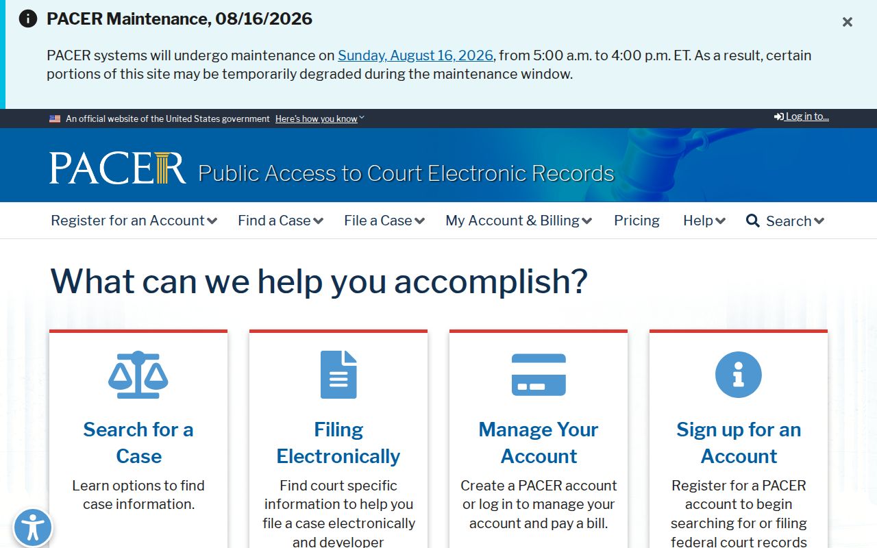 Goochland County federal criminal record search gateway